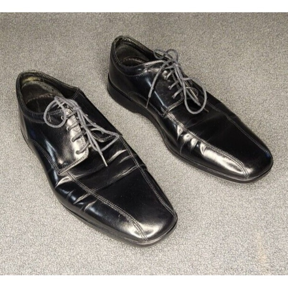 Cole Haan NikeAir Black Leather‎ Dress Driving Shoes Men's  SIZE 9M